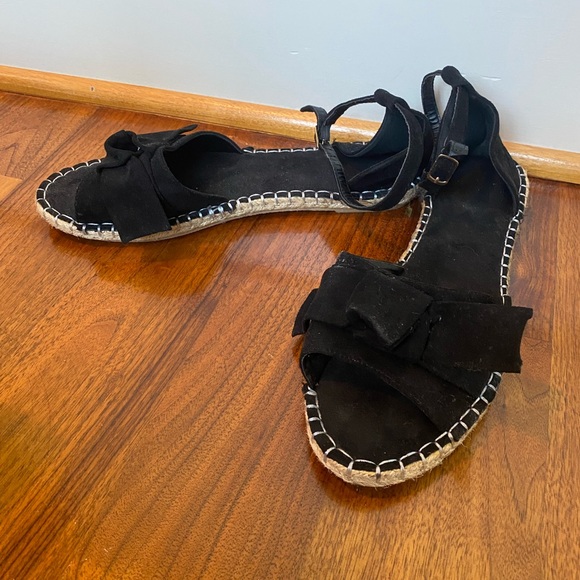 Black Bow Espadrilles - Picture 3 of 4
